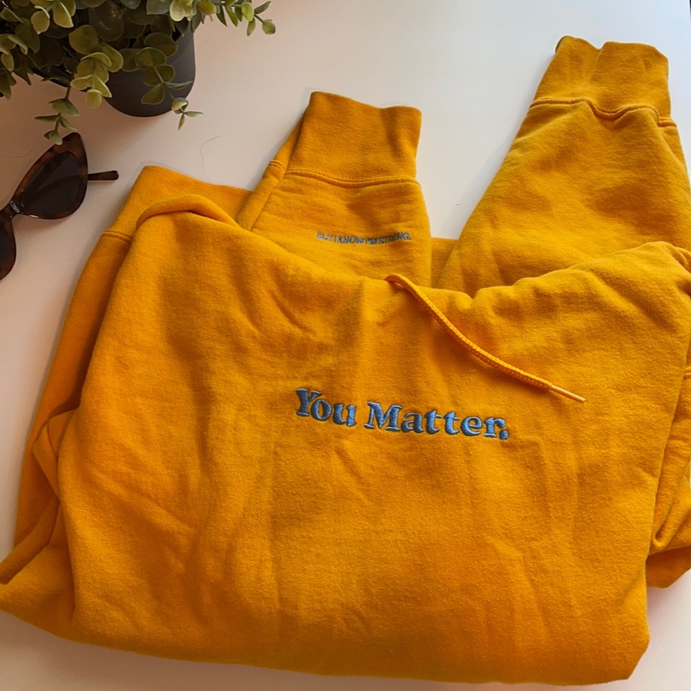 You Matter Demetrius Harmon Yellow Hoodie